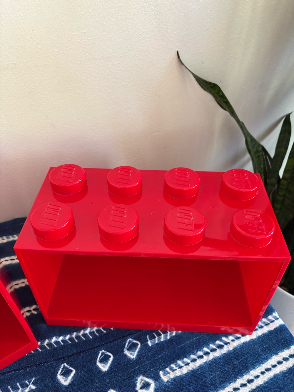 LEGO Storage Brick 8 Red Storage Blocks